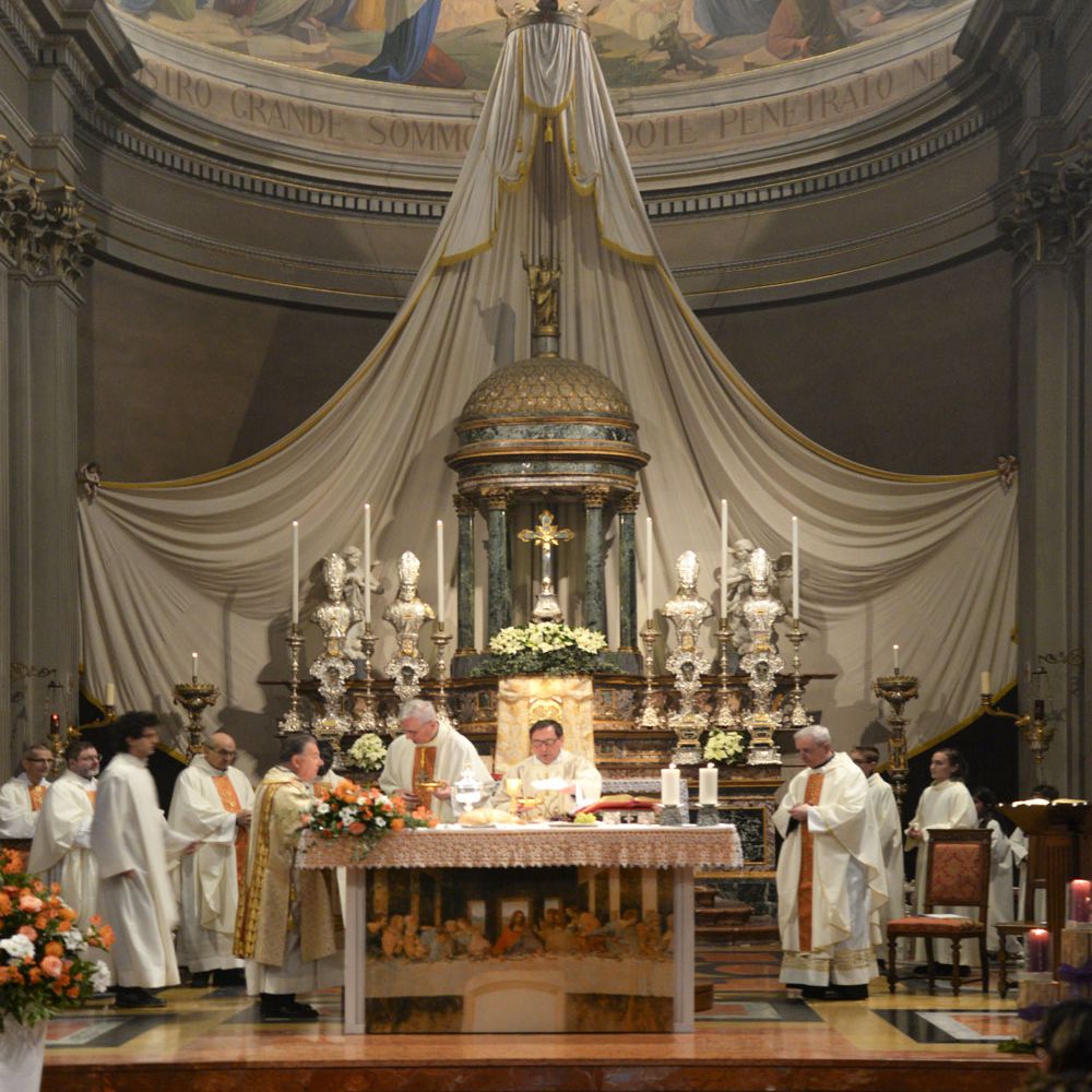 Interno della chiesa parrocchiale di Albavilla